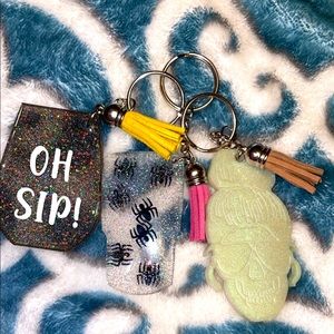 Girly fabulous Resin Keychains